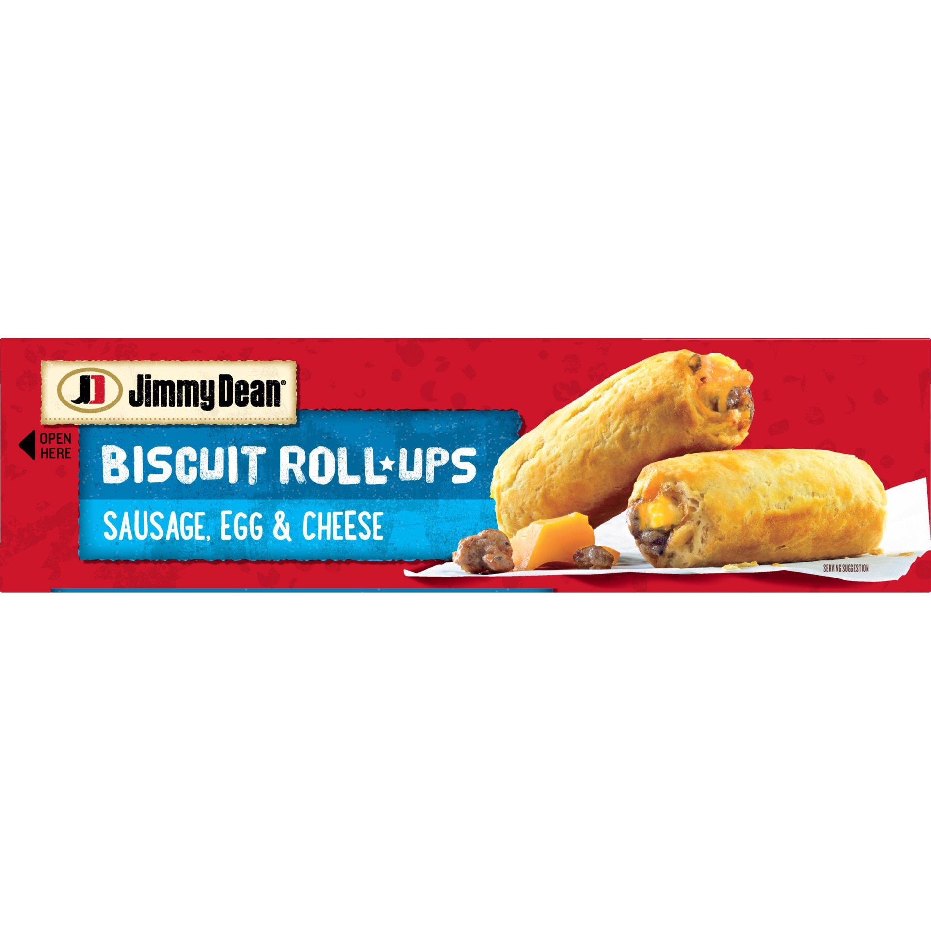 slide 10 of 11, Jimmy Dean Sausage Egg & Cheese Biscuit Roll-Ups , 12.8 oz
