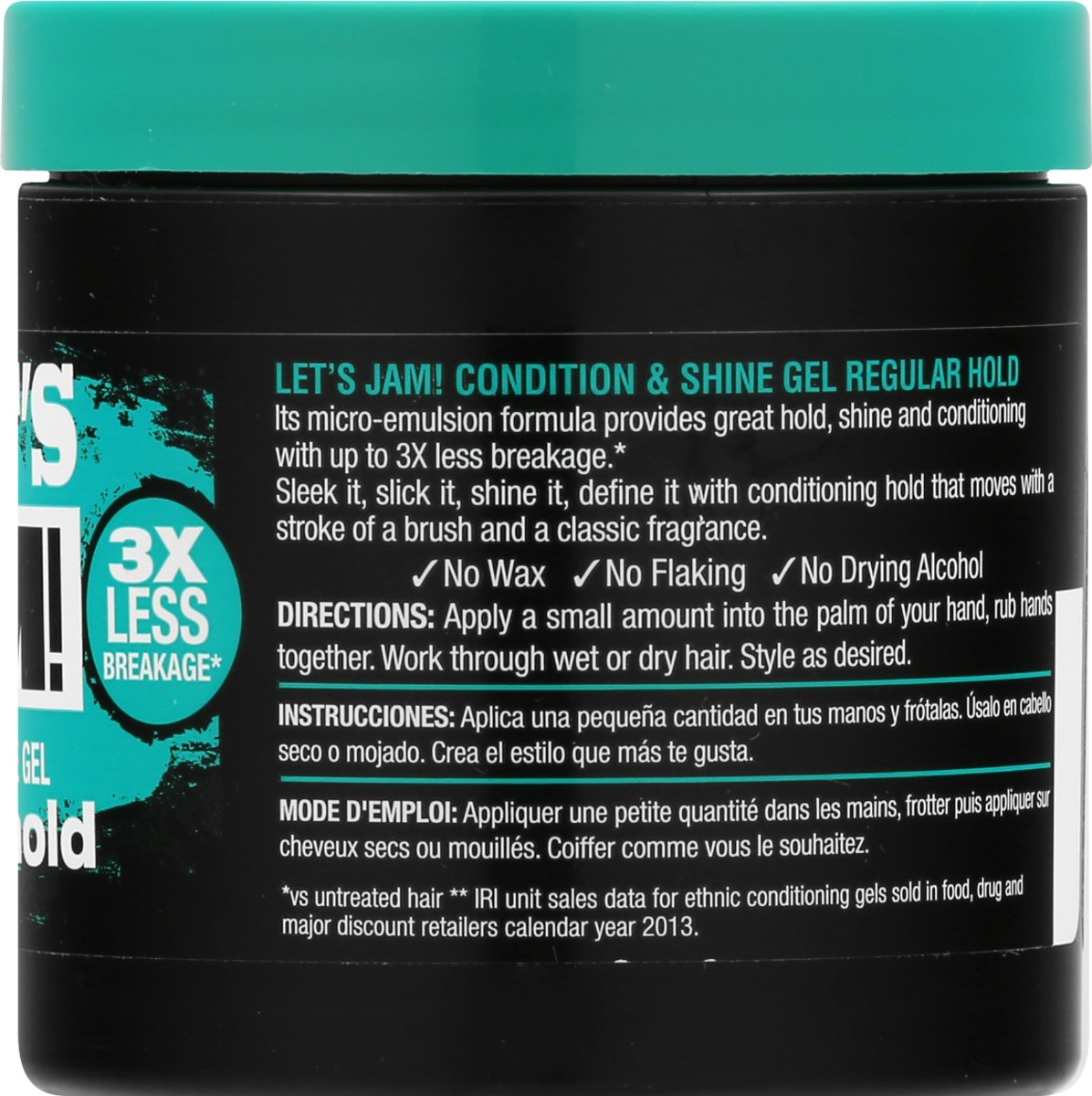 slide 6 of 12, Dark and Lovely Let's Jam! Regular Hold Condition & Shine Gel 4.4 oz, 4.4 oz