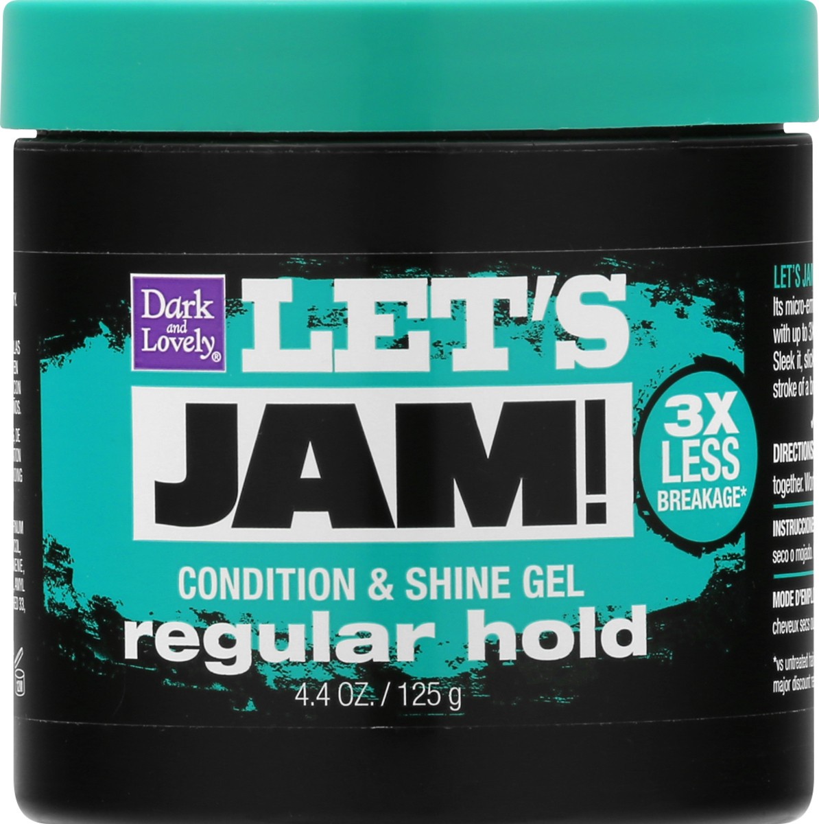 slide 10 of 12, Dark and Lovely Let's Jam! Regular Hold Condition & Shine Gel 4.4 oz, 4.4 oz