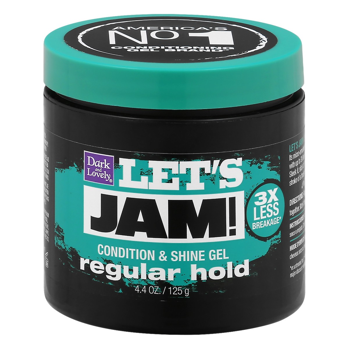 slide 12 of 12, Dark and Lovely Let's Jam! Regular Hold Condition & Shine Gel 4.4 oz, 4.4 oz