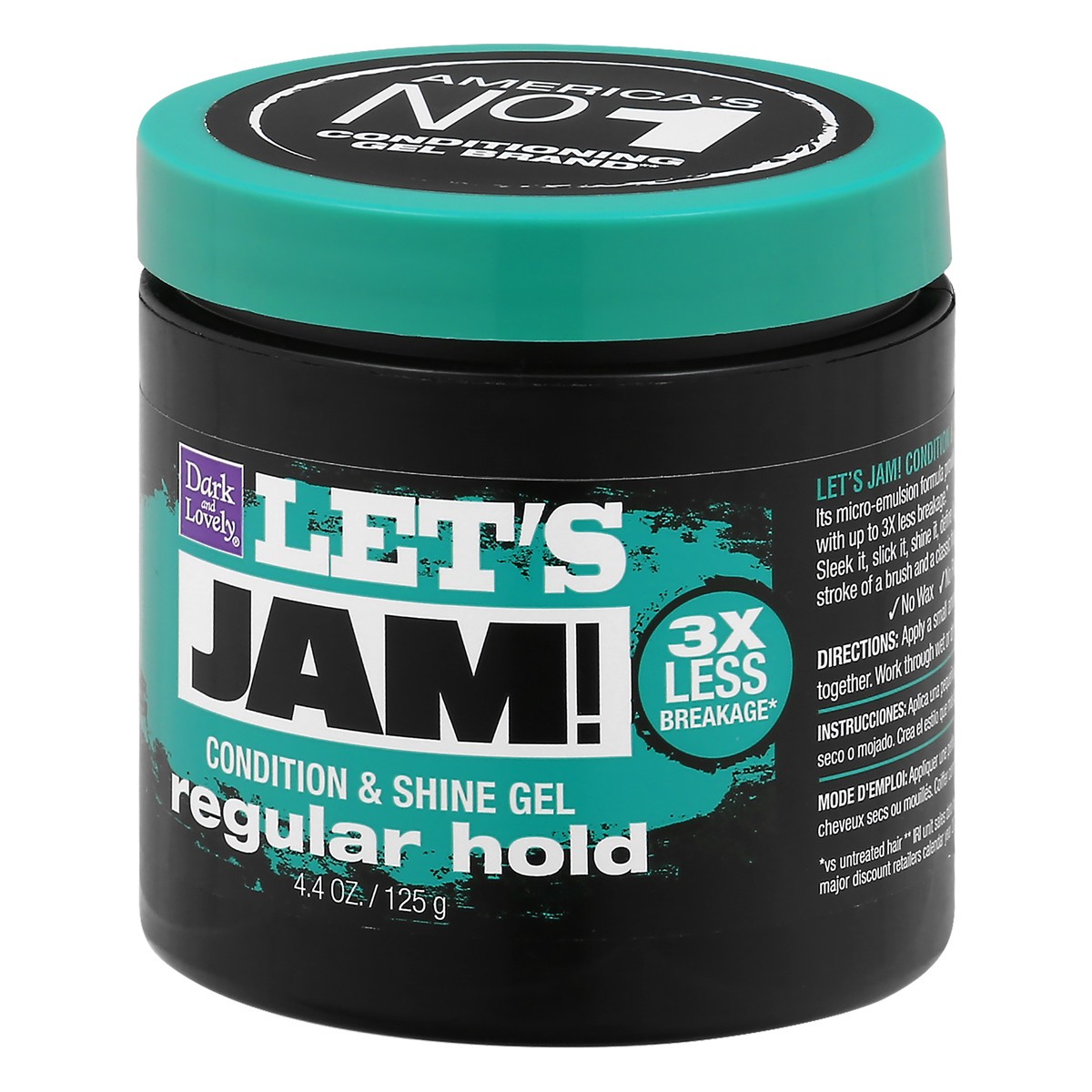 slide 5 of 12, Dark and Lovely Let's Jam! Regular Hold Condition & Shine Gel 4.4 oz, 4.4 oz