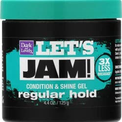 Dark and Lovely Let's Jam! Regular Hold Condition & Shine Gel 4.4 oz