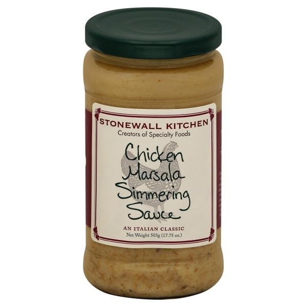 slide 1 of 1, Stonewall Kitchen Simmering Sauce, Chicken Marsala, 18 oz