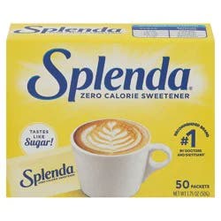 Splenda Zero Calorie Sweetener 50 Packets