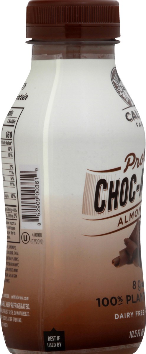 slide 7 of 10, Califia Farms Chocolate Protein Almond Milk, 10.5 fl oz
