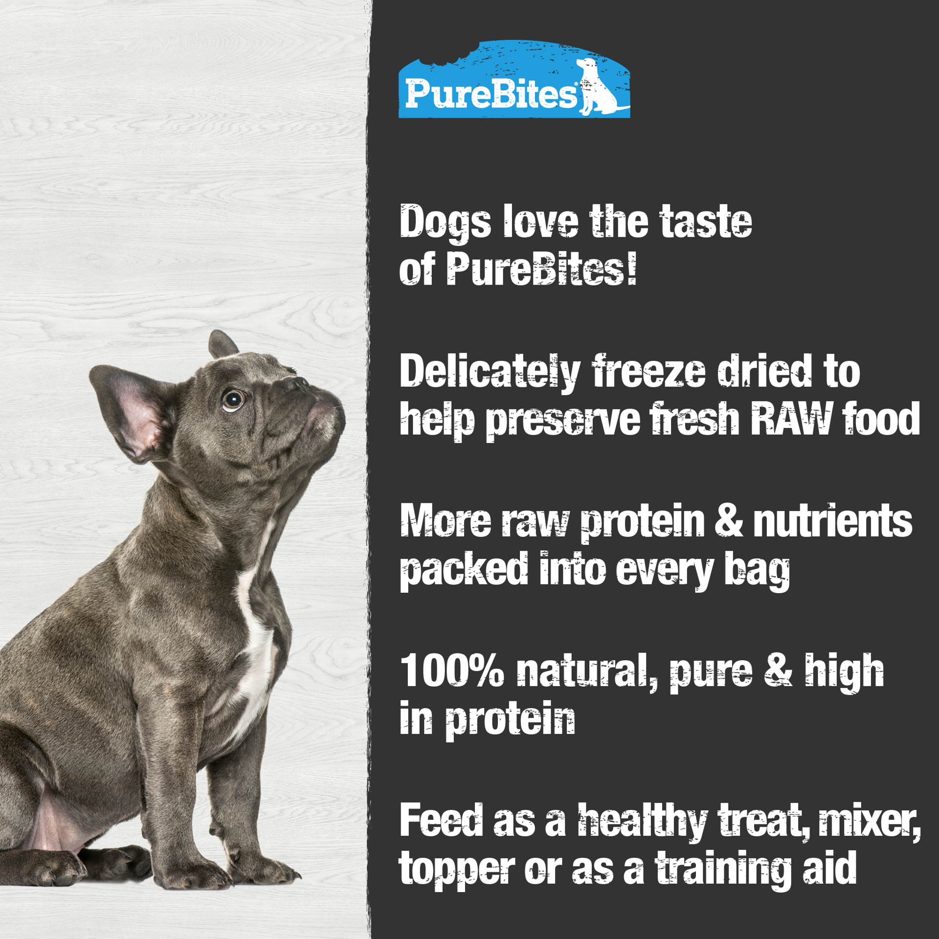 slide 5 of 5, PureBites Freeze Dried Dog Treat - Lamb, 3.35 oz