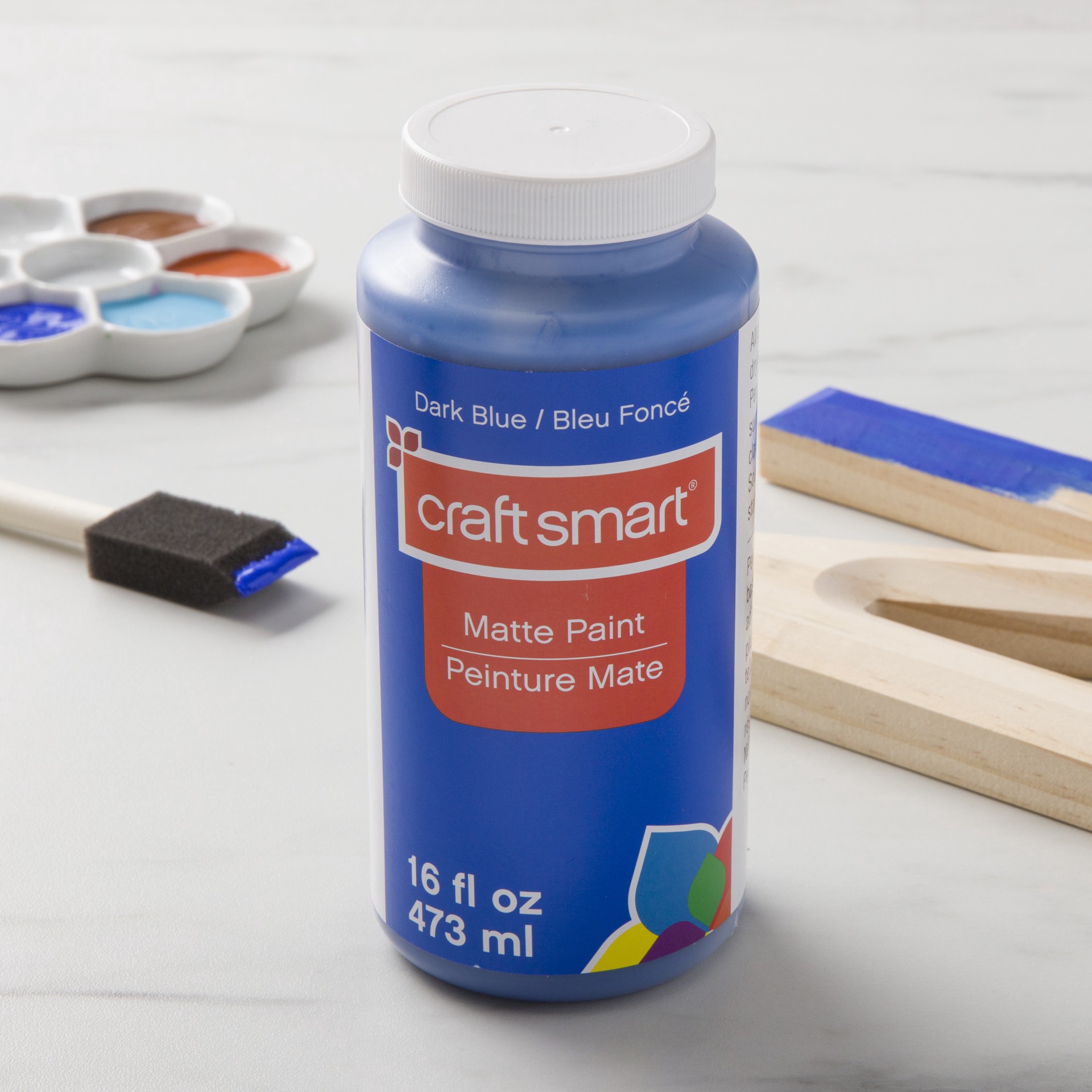 slide 3 of 3, 16oz. Matte Acrylic Paint By Craft Smart, 16 oz