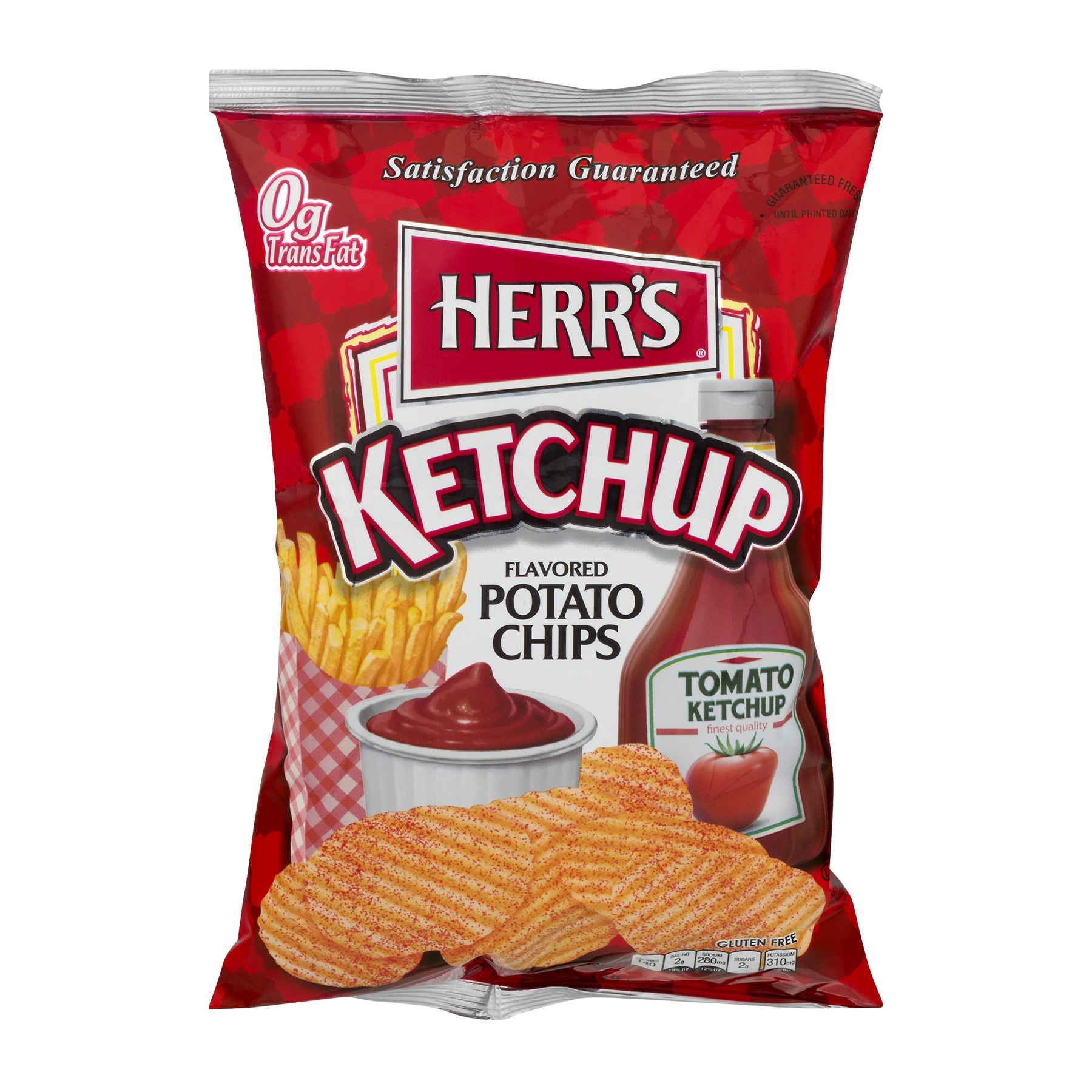 slide 1 of 1, Herr's Ketchup Potato Chips, 3.5 oz