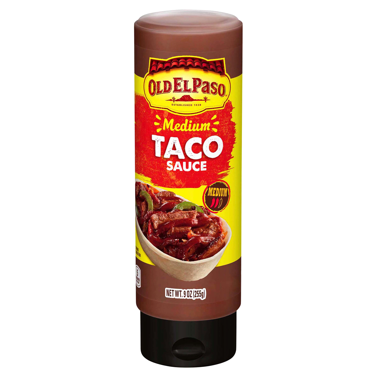 slide 1 of 1, Old El Paso Medium Taco Sauce, 9 oz