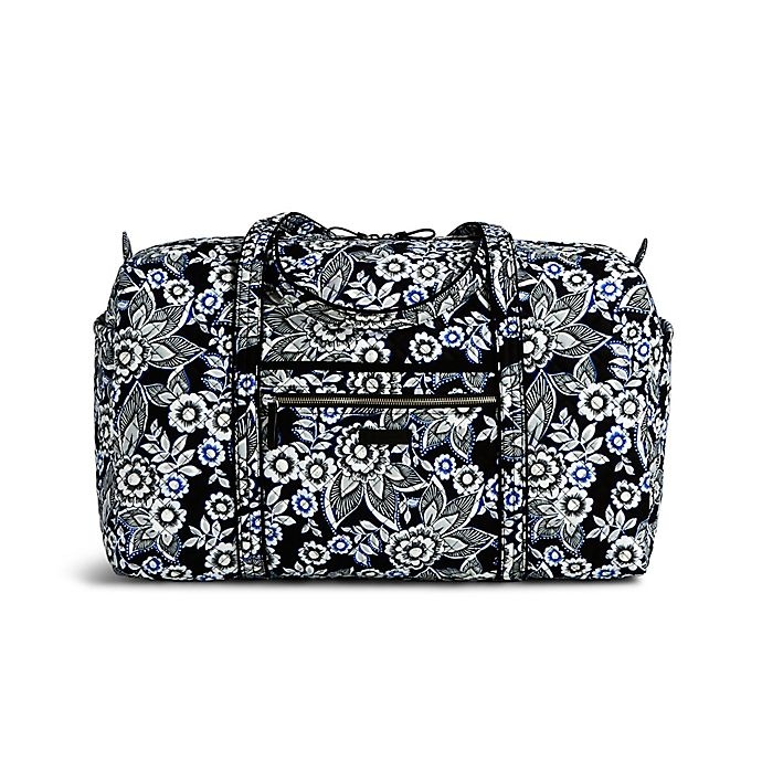 slide 1 of 4, Vera Bradley Iconic Large Duffel Bag - Snow Lotus, 1 ct