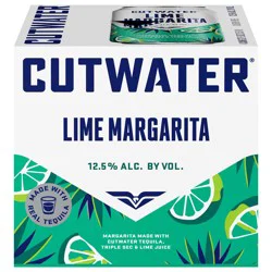 Cutwater Spirits Lime Margarita 4 - 12 fl oz Cans