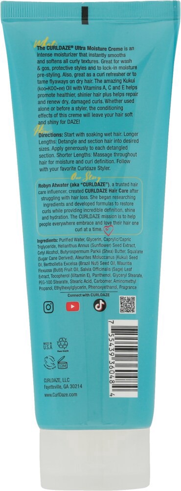 slide 2 of 2, Curldaze Ultra Moisture Cream, 8 fl oz