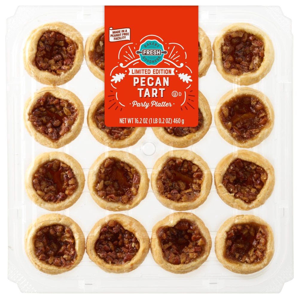slide 3 of 3, Kroger Party Platter Mini Pecan Tarts, 16.2 oz