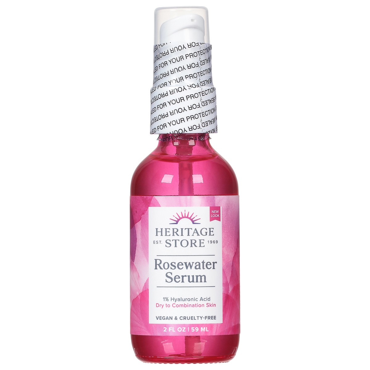 slide 1 of 9, Heritage Store Rosewater Serum 2 fl oz, 2 fl oz