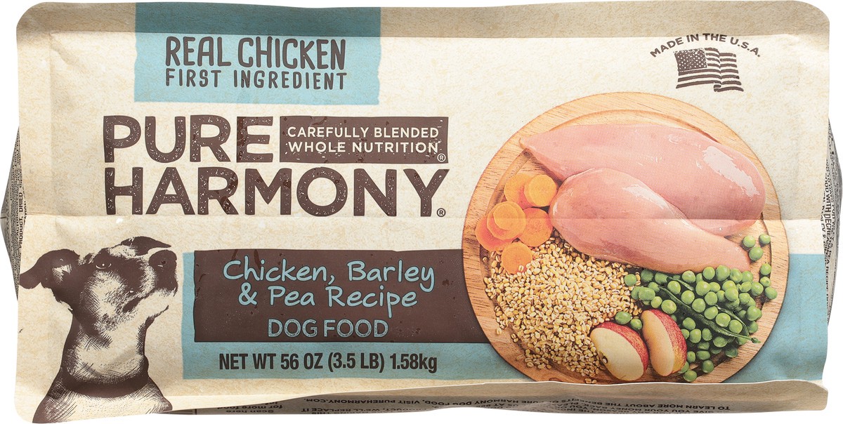 slide 9 of 10, Pure Harmony Chicken Barley & Pea Recipe Dog Food, 3.5 lb