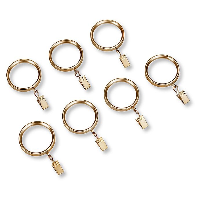 slide 1 of 1, Cambria Vista Clip Rings - Warm Gold, 7 ct