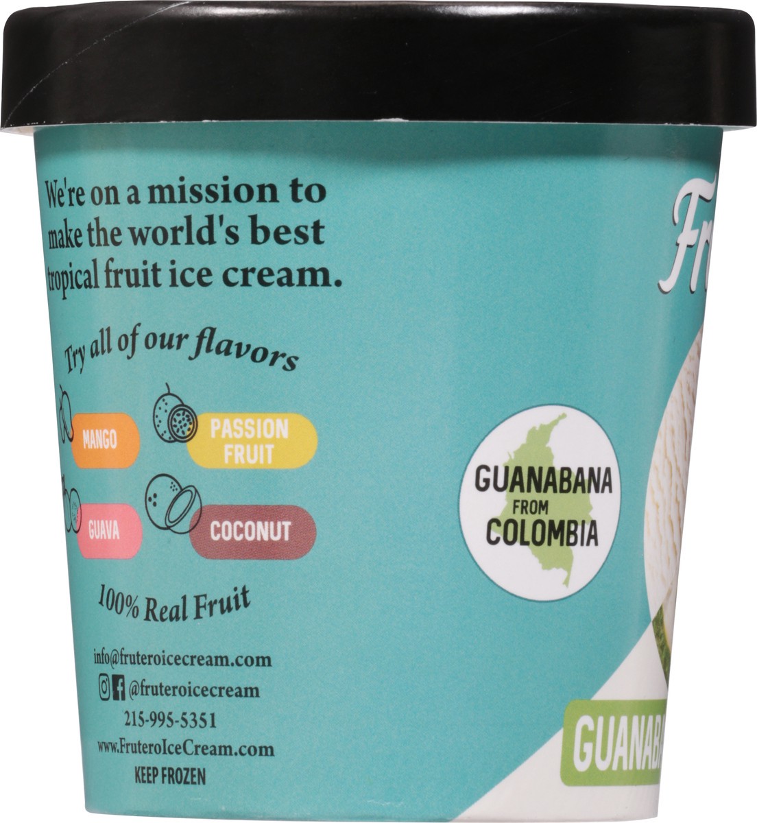 slide 3 of 14, Frutero Guanabana Ice Cream 1 pt, 1 pint