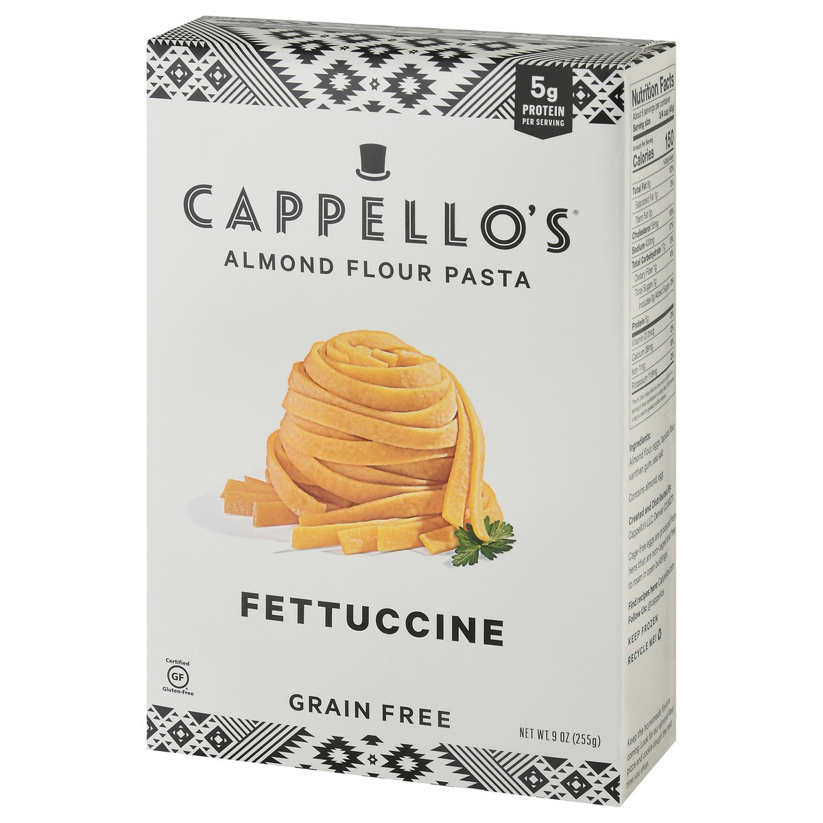 slide 3 of 9, Cappello's Grain Free Fettuccine, 9 oz