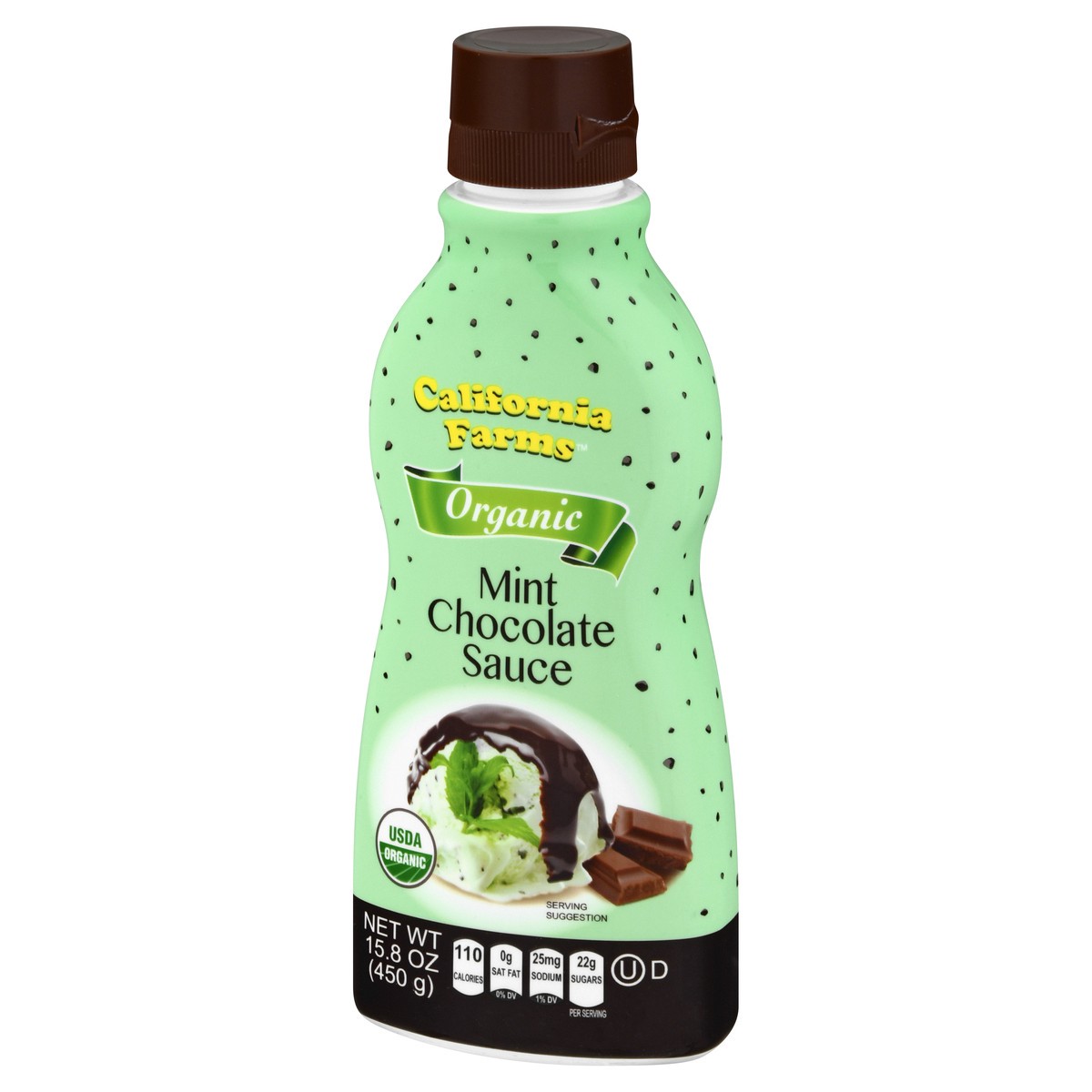 slide 9 of 10, California Farms Sauce, Organic, Mint Chocolate - 15.8 oz, 15.8 oz