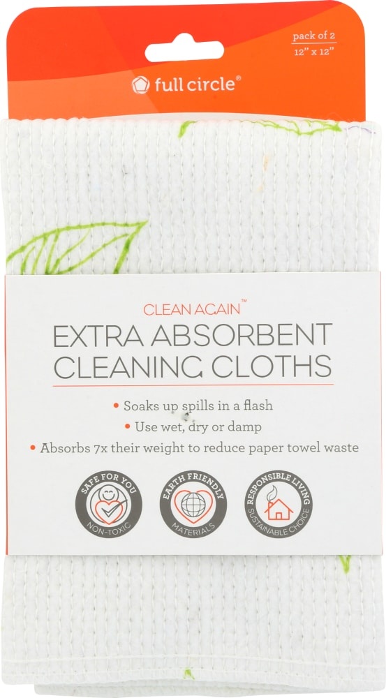 slide 1 of 1, Full Circle Recycled Cleaning Cloths, 1 ct