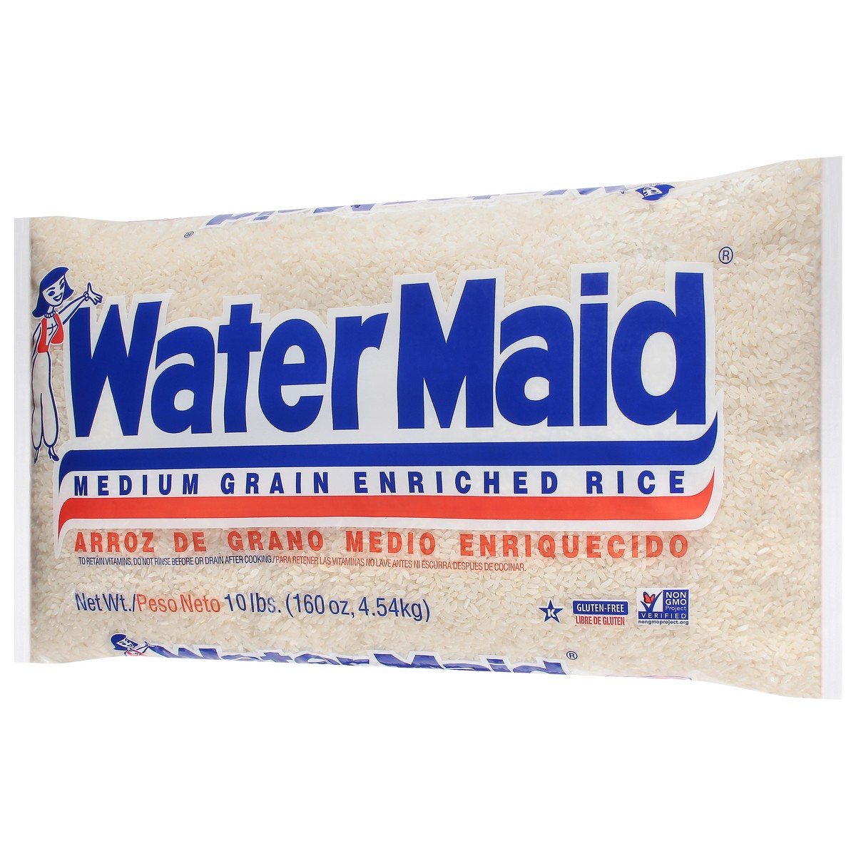 slide 11 of 13, Water Maid Medium Grain Enriched Rice 160 oz, 160 oz