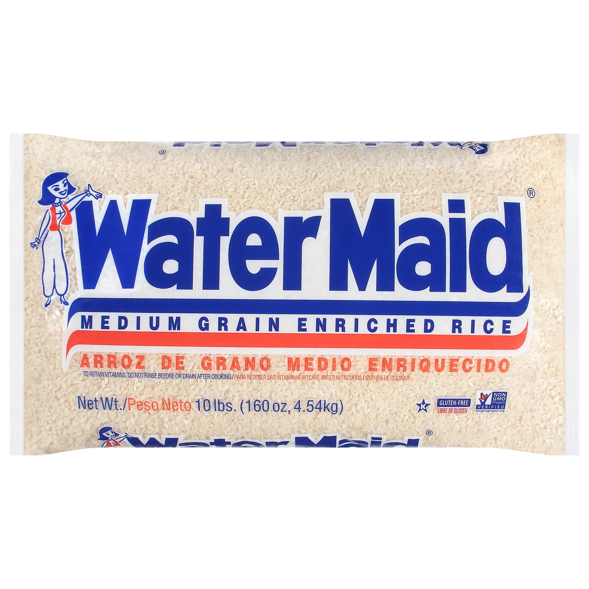 slide 7 of 13, Water Maid Medium Grain Enriched Rice 160 oz, 160 oz