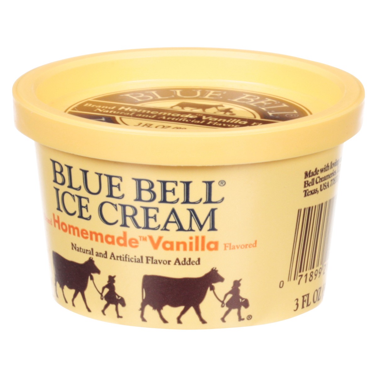 slide 13 of 14, Blue Bell Homemade Vanilla Ice Cream Cup - 1 ct / 3 fl oz, 3 fl oz
