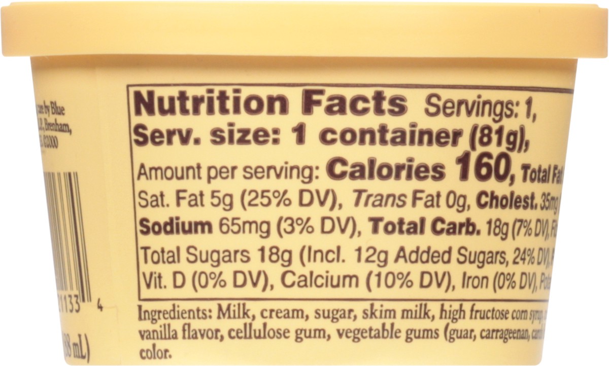 slide 4 of 14, Blue Bell Homemade Vanilla Ice Cream Cup - 1 ct / 3 fl oz, 3 fl oz