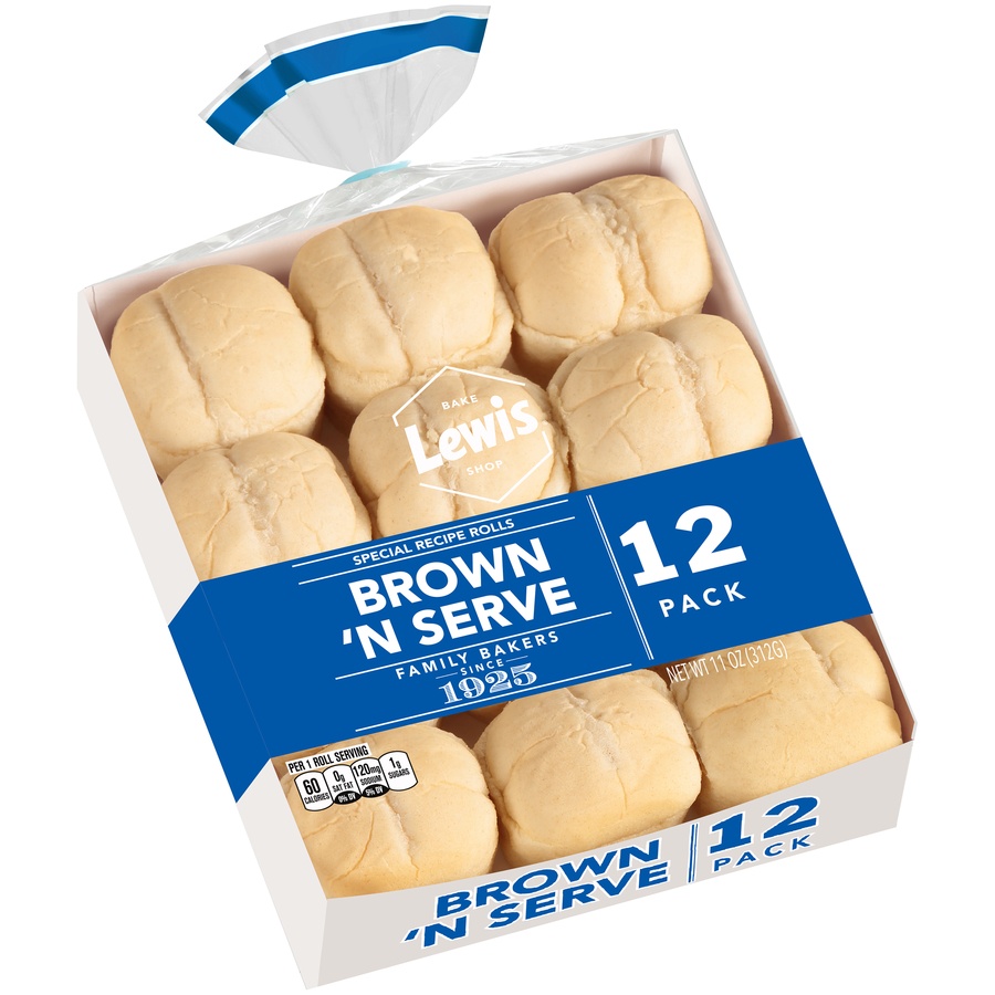 Lewis Bakeries Brown'n Serve Rolls 11 oz Shipt