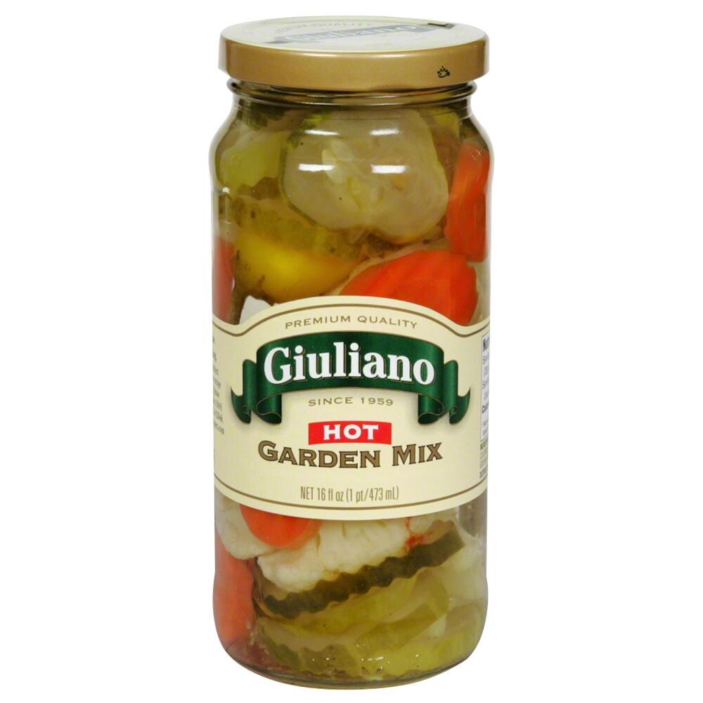 slide 1 of 2, Giuliano Hot Garden Mix, 16 oz