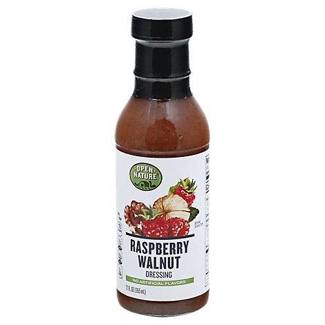 slide 1 of 1, Open Nature Dressing Raspberry Walnut, 12 fl oz