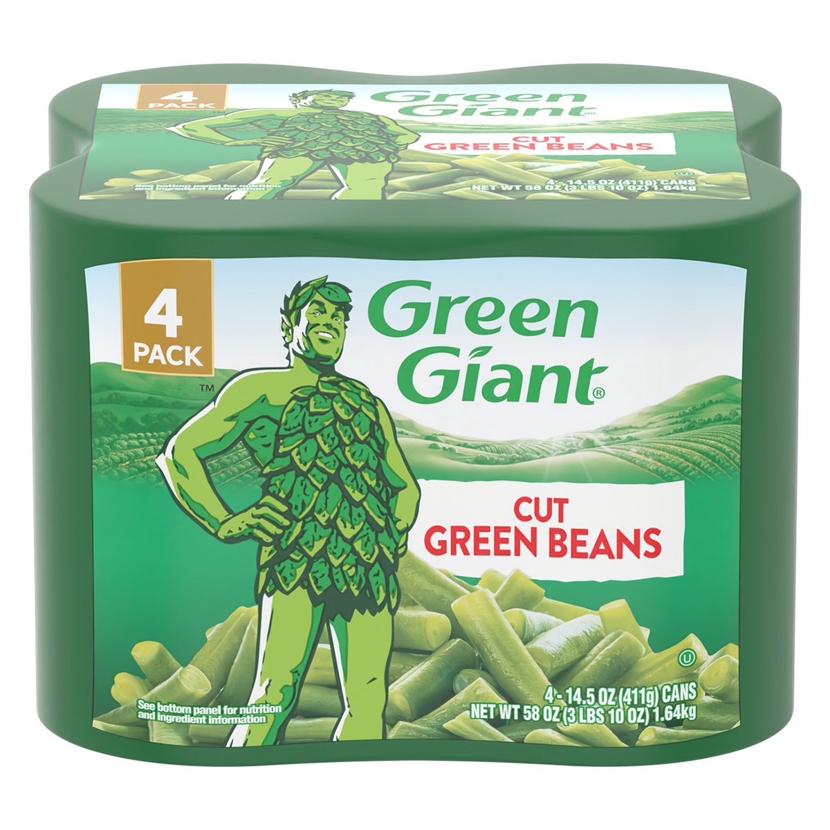 slide 5 of 11, Green Giant Green Beans, 4 ct