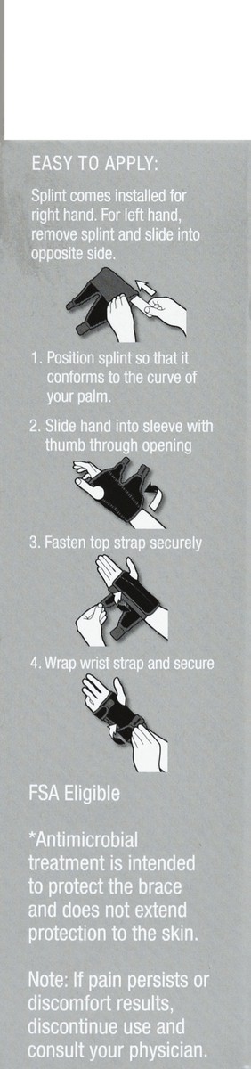 slide 3 of 5, Mueller Wrist Brace 1 ea, 1 ct