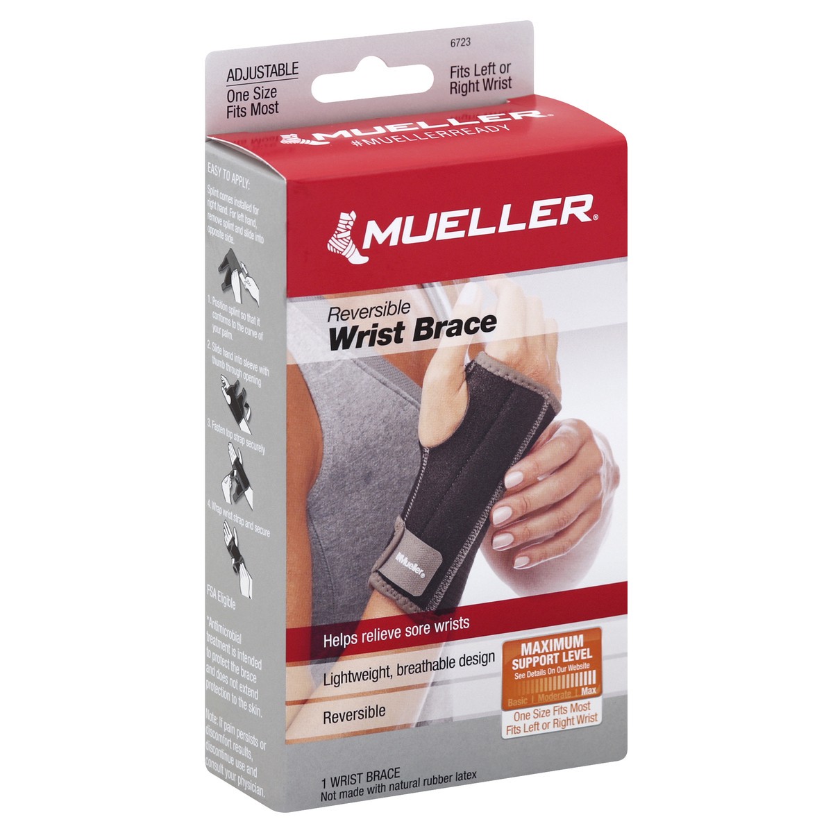 slide 2 of 5, Mueller Wrist Brace 1 ea, 1 ct