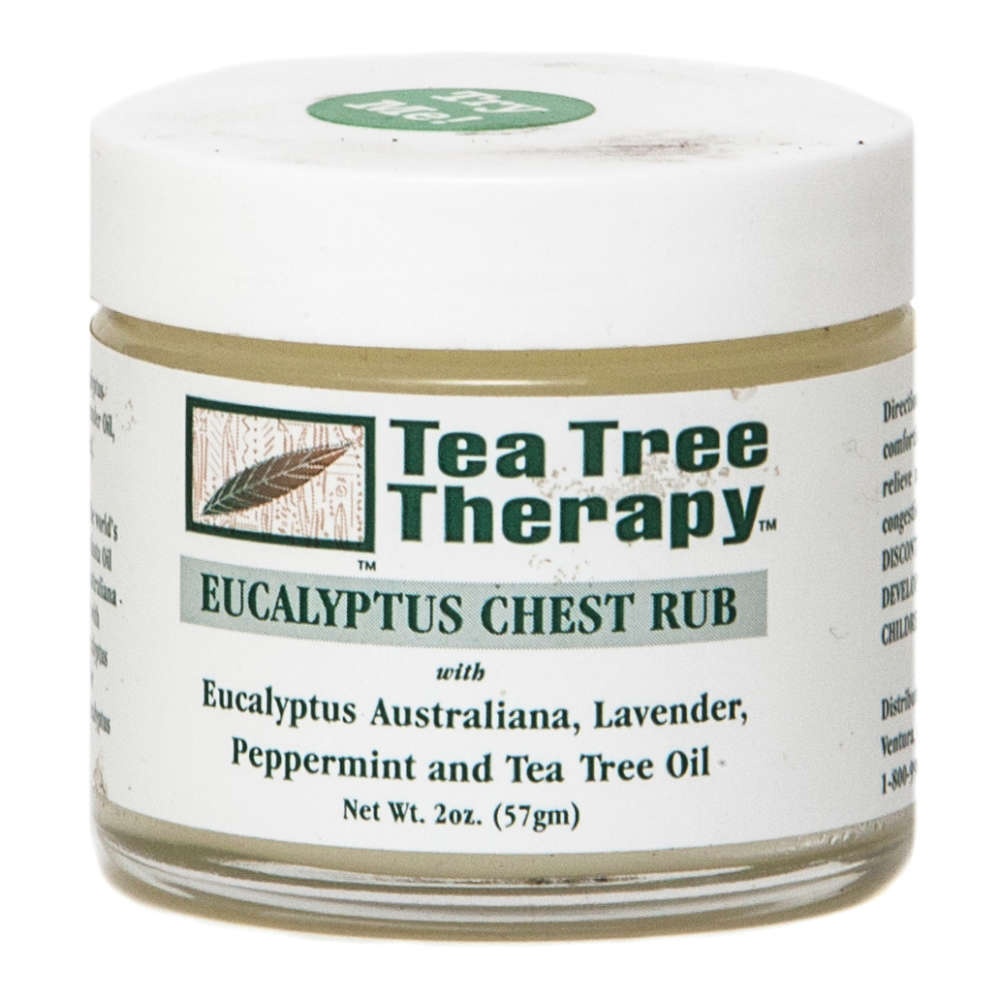 slide 1 of 1, Tea Tree Therapy Chest Rub Eucalyptus, 2 oz
