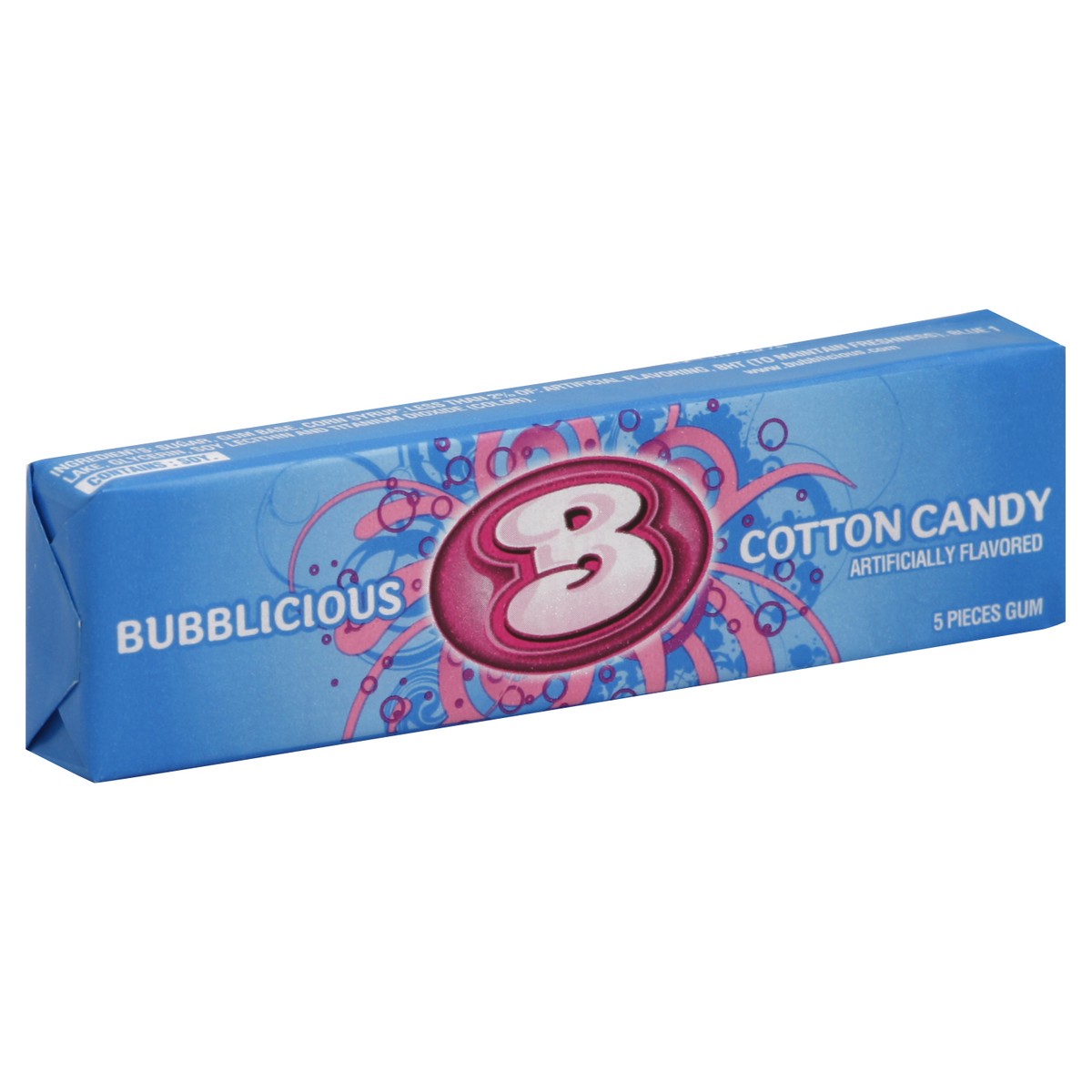 slide 2 of 5, Bubblicious Gum 5 ea, 5 ct