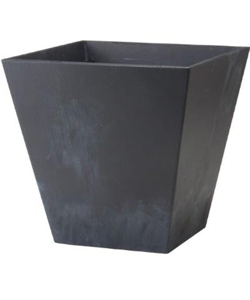 slide 1 of 1, Novelty Square Ella Planter - Black, 6 in