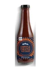 Ortega Chipotle Pineapple Taco Sauce, Sweet and Spicy Sauce and Marinade, 8 oz