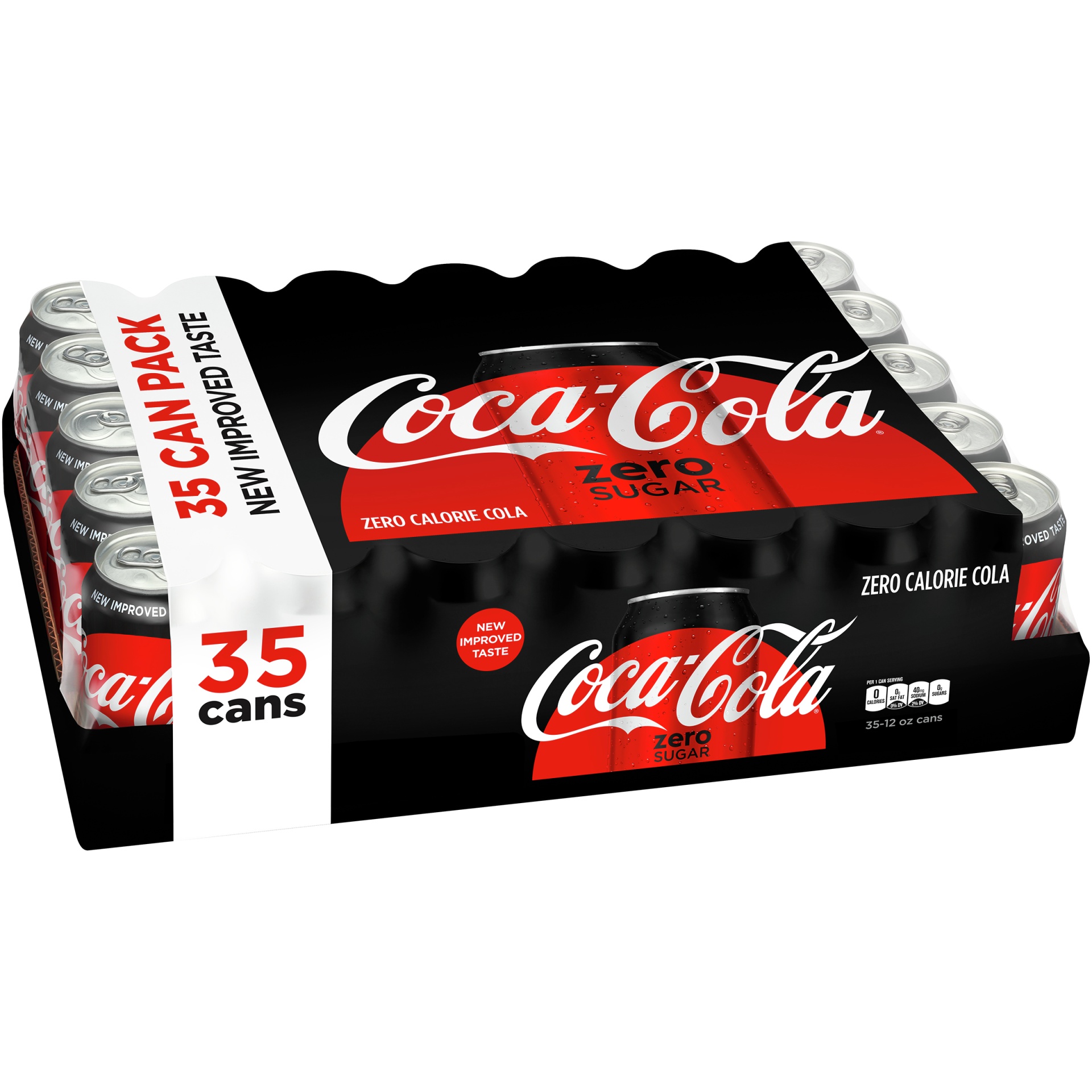 slide 1 of 2, Coke Zero Cans, 35 ct; 12 fl oz