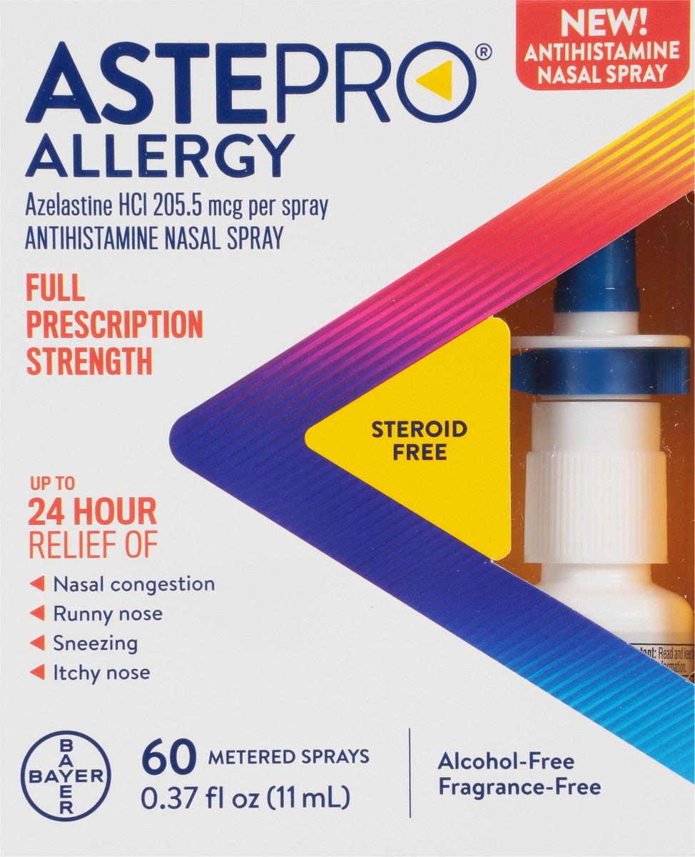 slide 9 of 9, ASTEPRO Allergy 11ml. (60 Spray), 0.37 fl oz