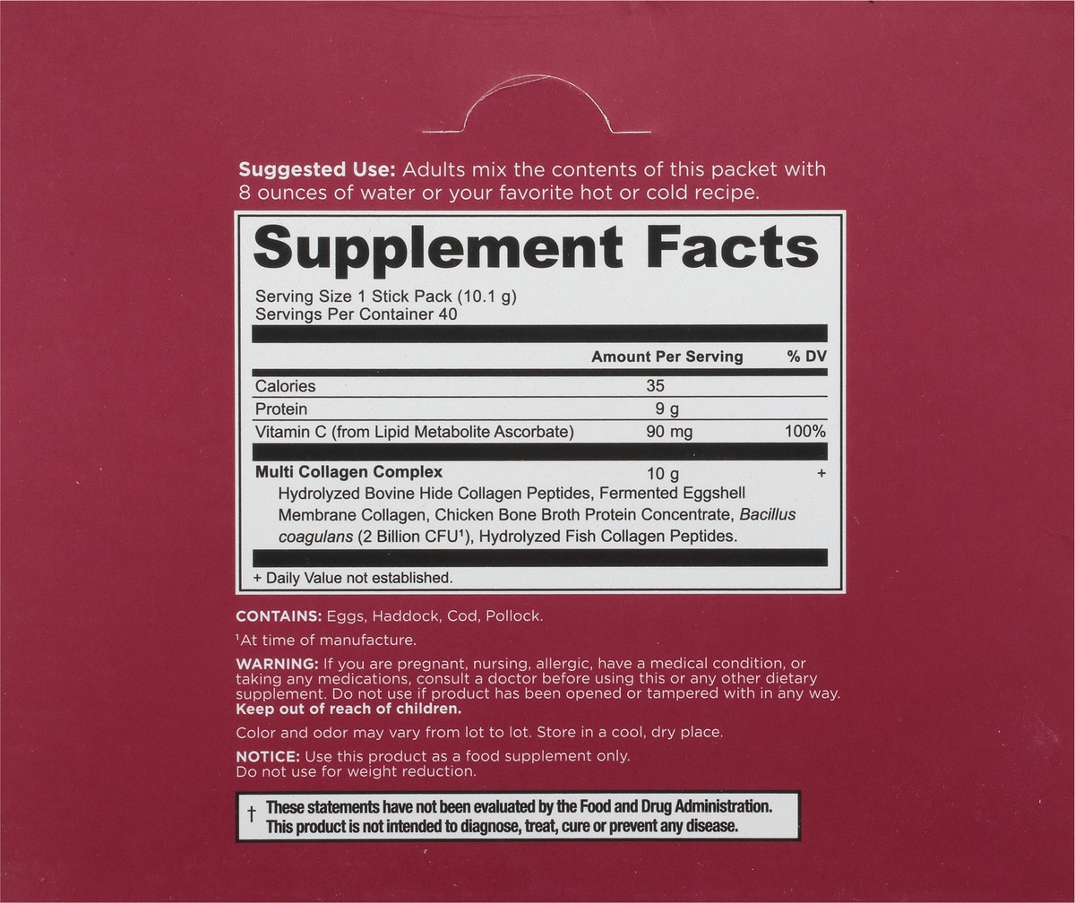 slide 5 of 9, Ancient Nutrition Multi Collagen Protein 40 Single Stick Packs, 1 ct