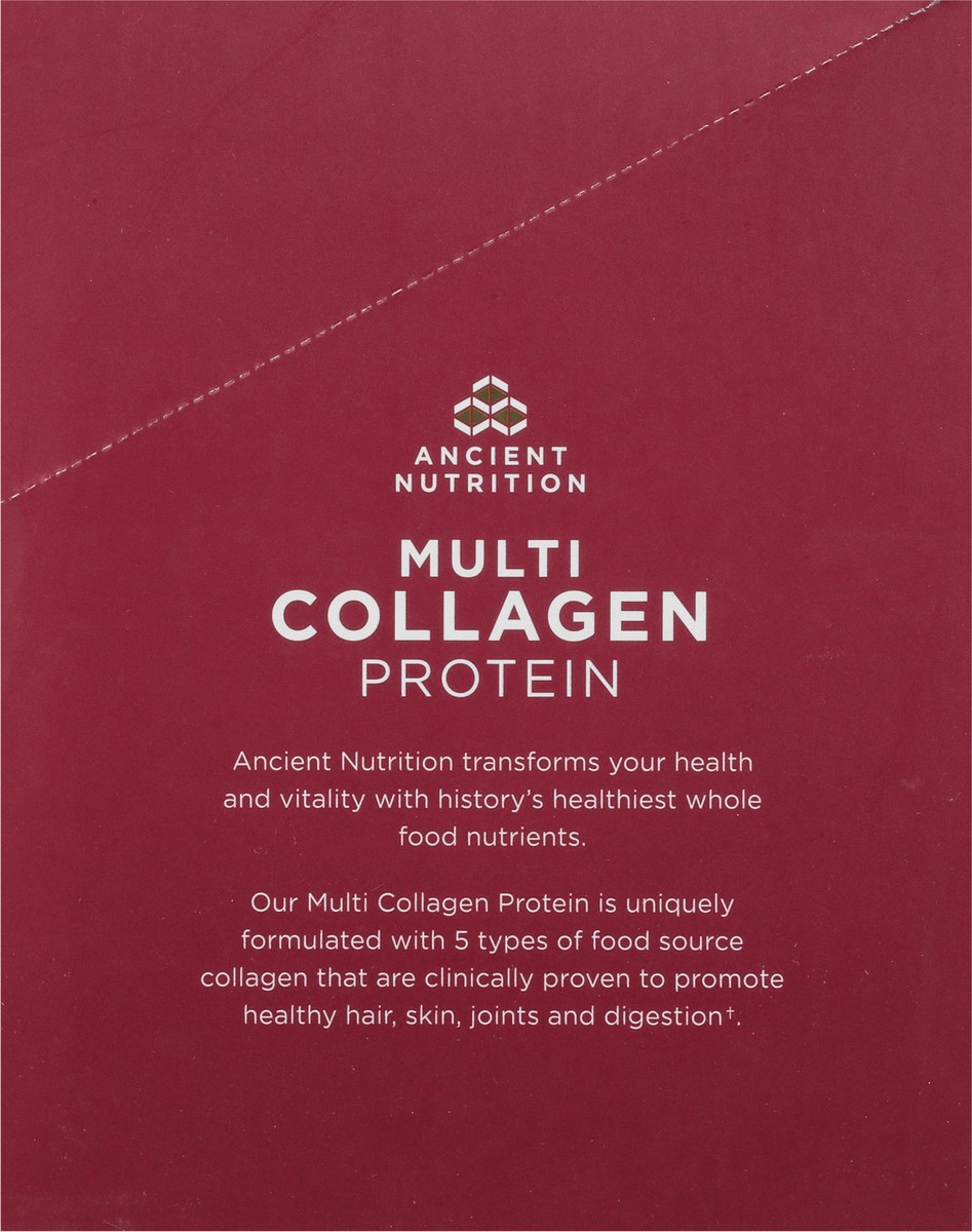 slide 4 of 9, Ancient Nutrition Multi Collagen Protein 40 Single Stick Packs, 1 ct