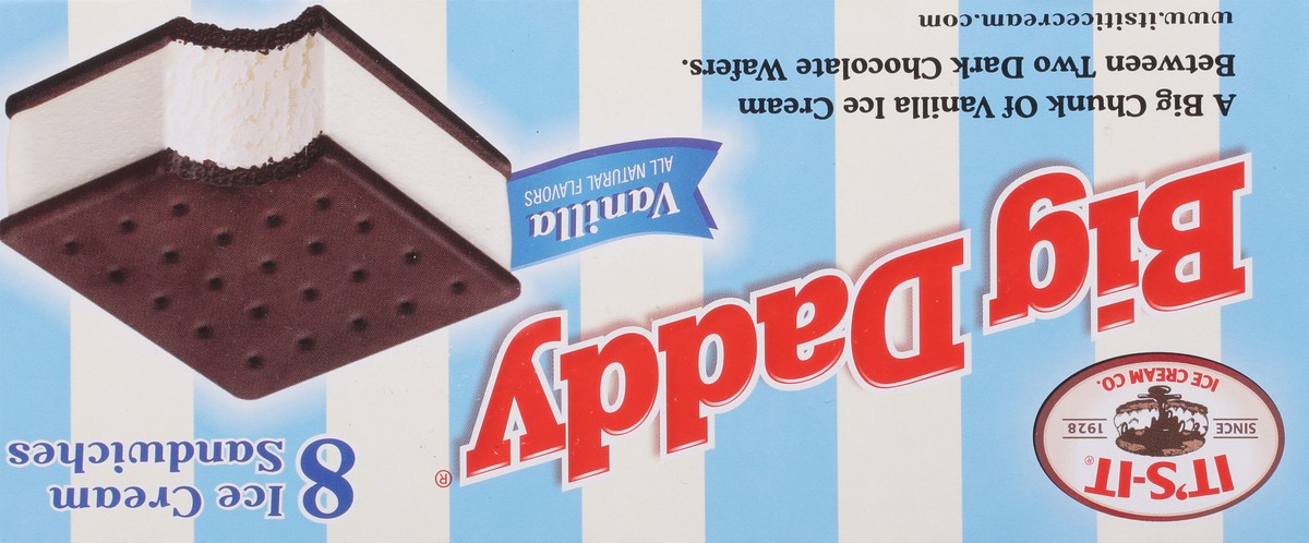 slide 4 of 13, It's-It Big Daddy Vanilla Ice Cream Sandwiches 8 - 7 fl oz Sandwiches, 8 ct
