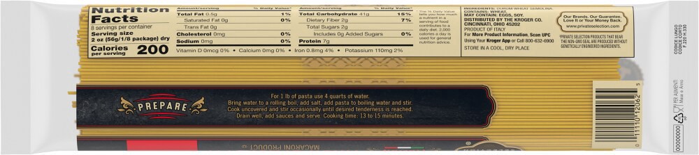 slide 2 of 2, Private Selection Italian Thin Spaghetti, 16 oz