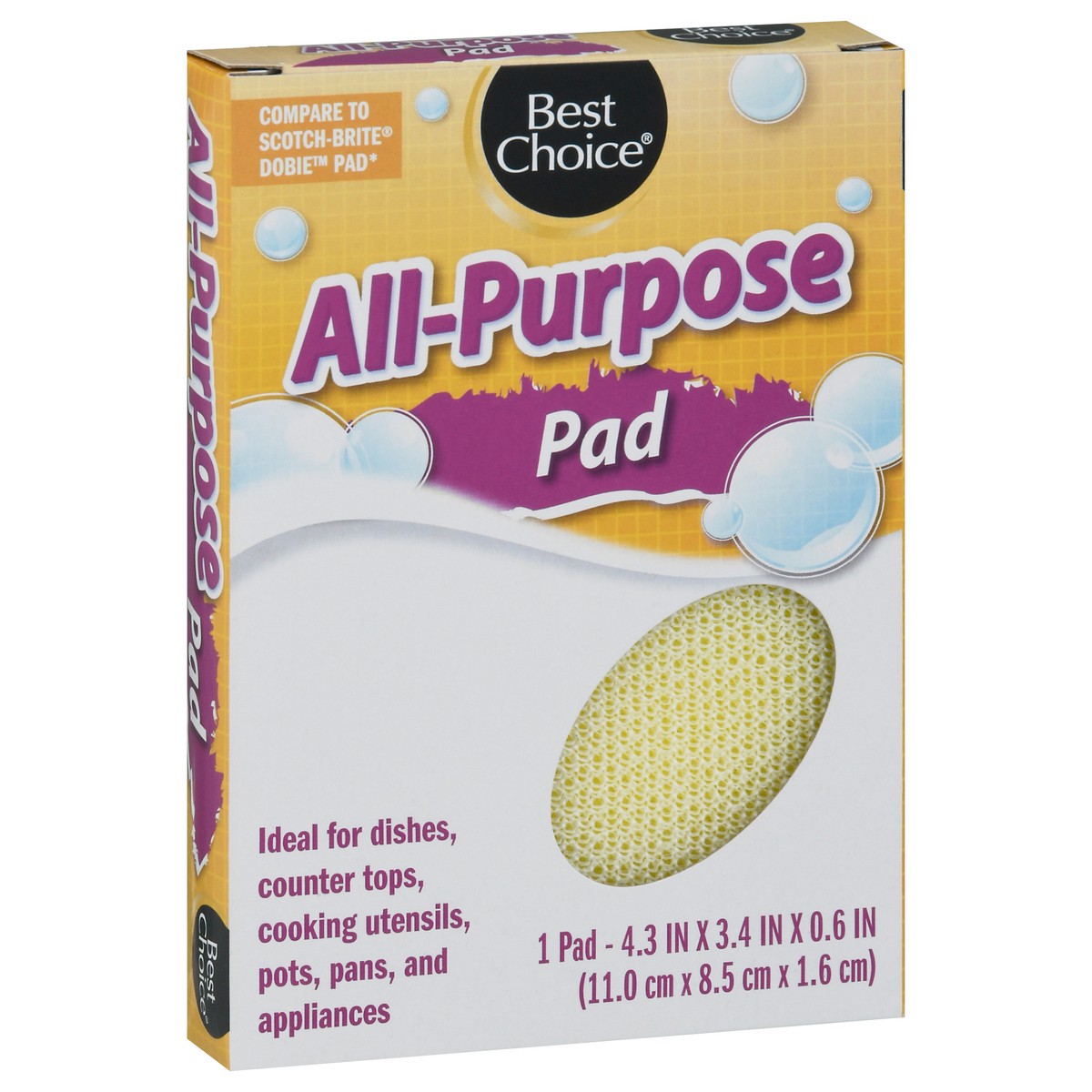 slide 6 of 11, Best Choice All-Purpose Pad, 1 ct