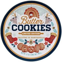 H-E-B Butter Cookies Holiday Tin