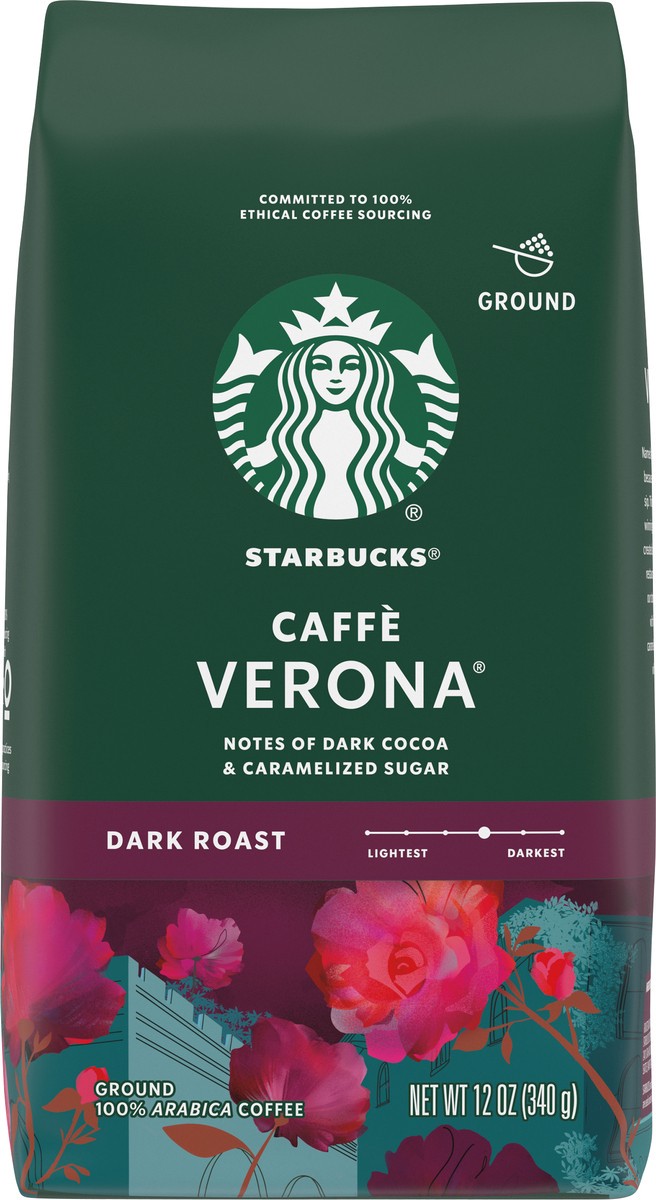 thumbnail image 2 of Starbucks Caffè Verona Dark Roast Whole Bean Coffee - 100% Arabica - Expiry 2025-7-4 2 of 6