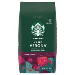 Starbucks Dark Roast Ground Caffe Verona Coffee 12 oz