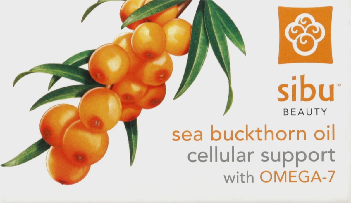 slide 1 of 4, Sibu Sea Buckthorn Oil 60 ea, 60 ct