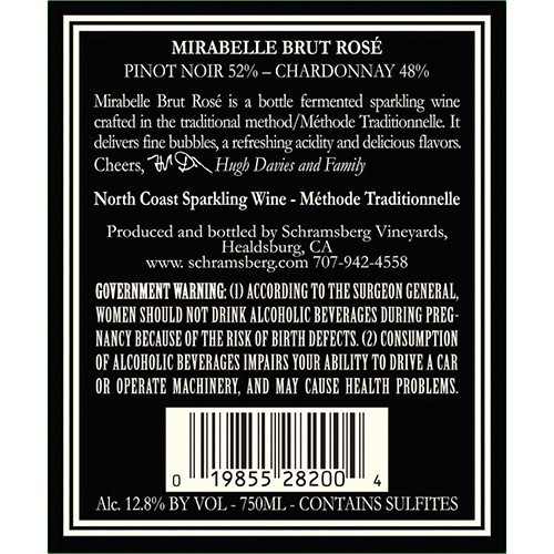 slide 6 of 10, Mirabelle Brut Rosé North Coast NV, 750 ml